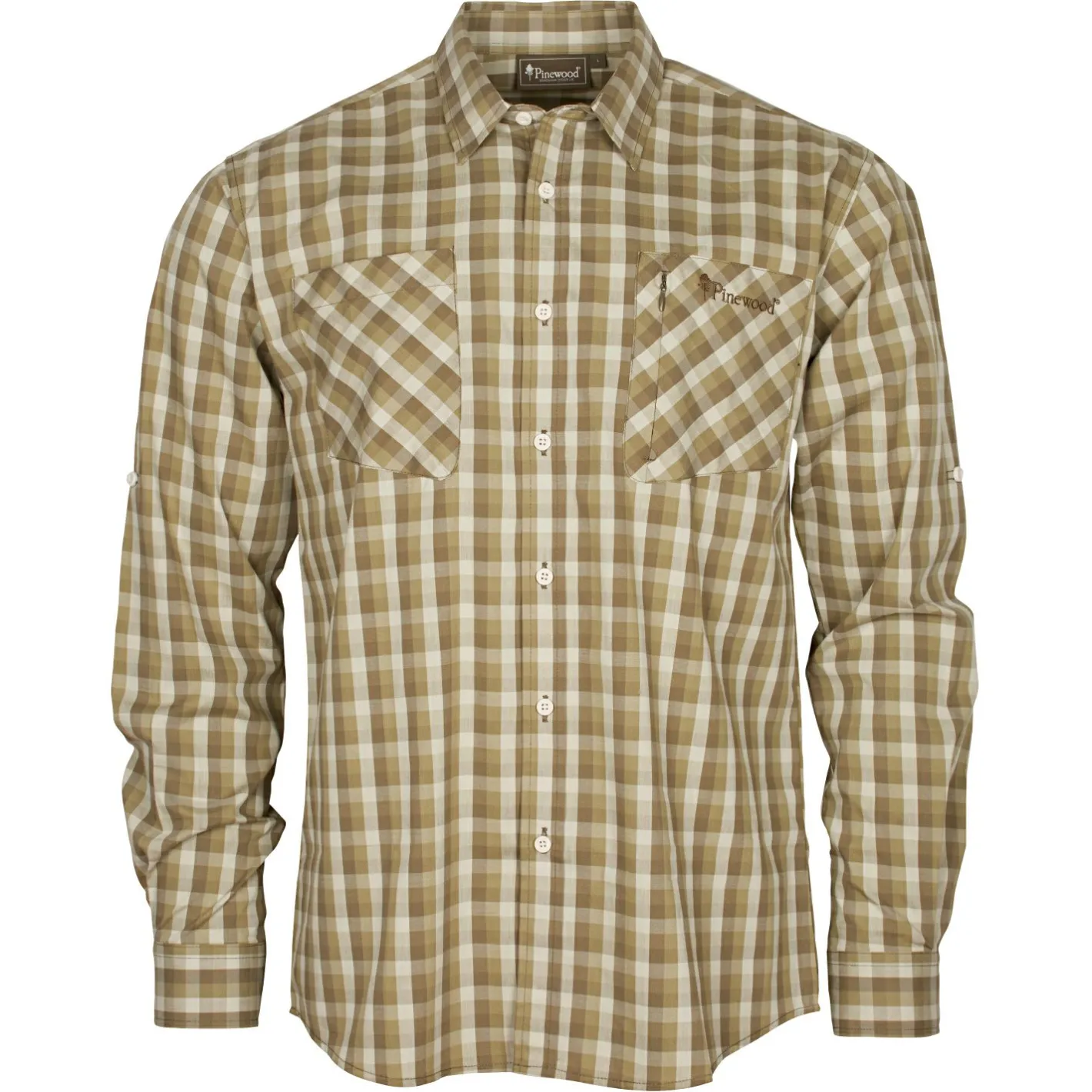 Pinewood Outdoor- & Angelhemden<Glenn Hemd Herren (Green/Olive)