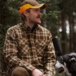 Discount Pinewood Härjedalen Shirt Herren (Olive Green)