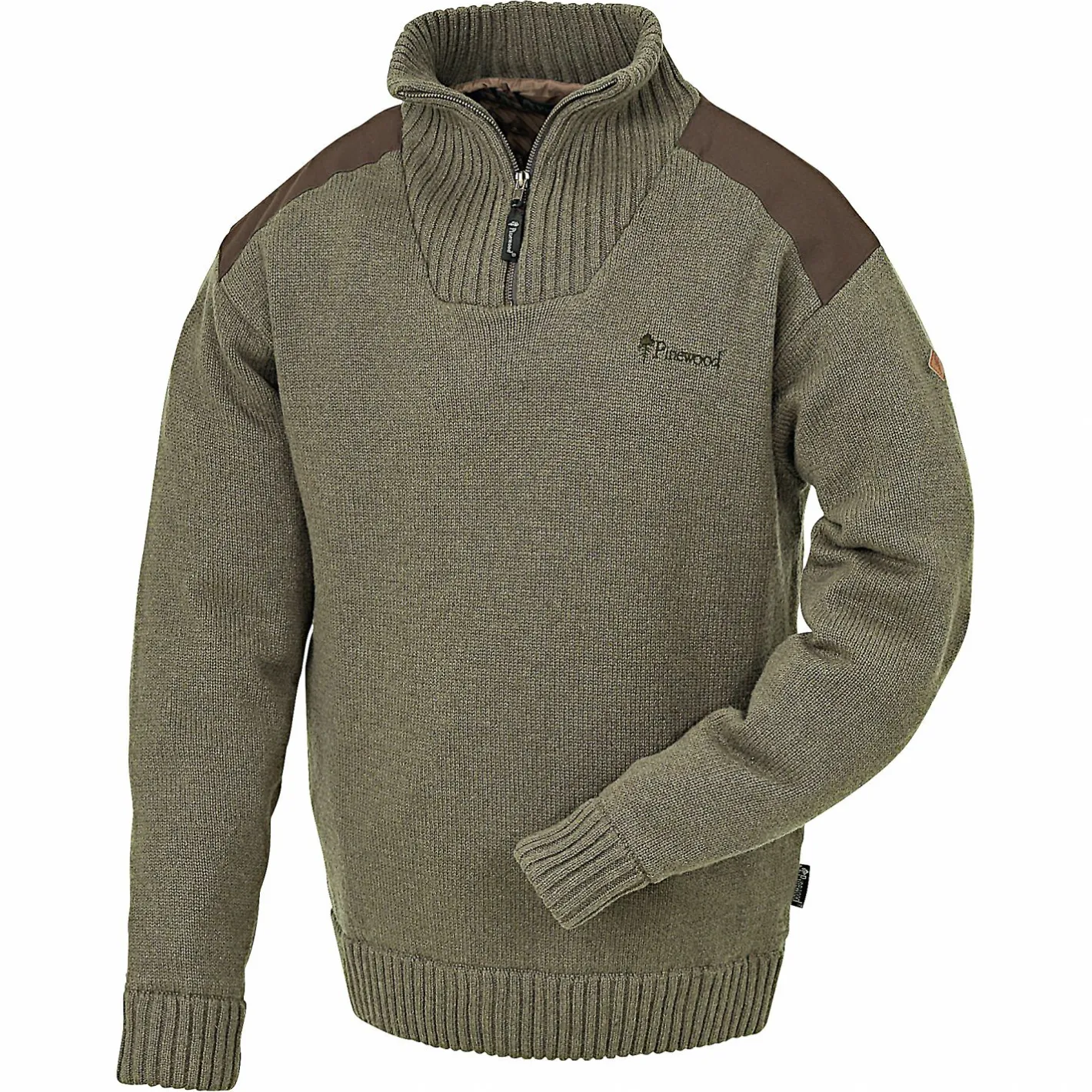 Pinewood Angelpullover & -Strickjacken<New Stormy Sweater Herren (Brown Melange)