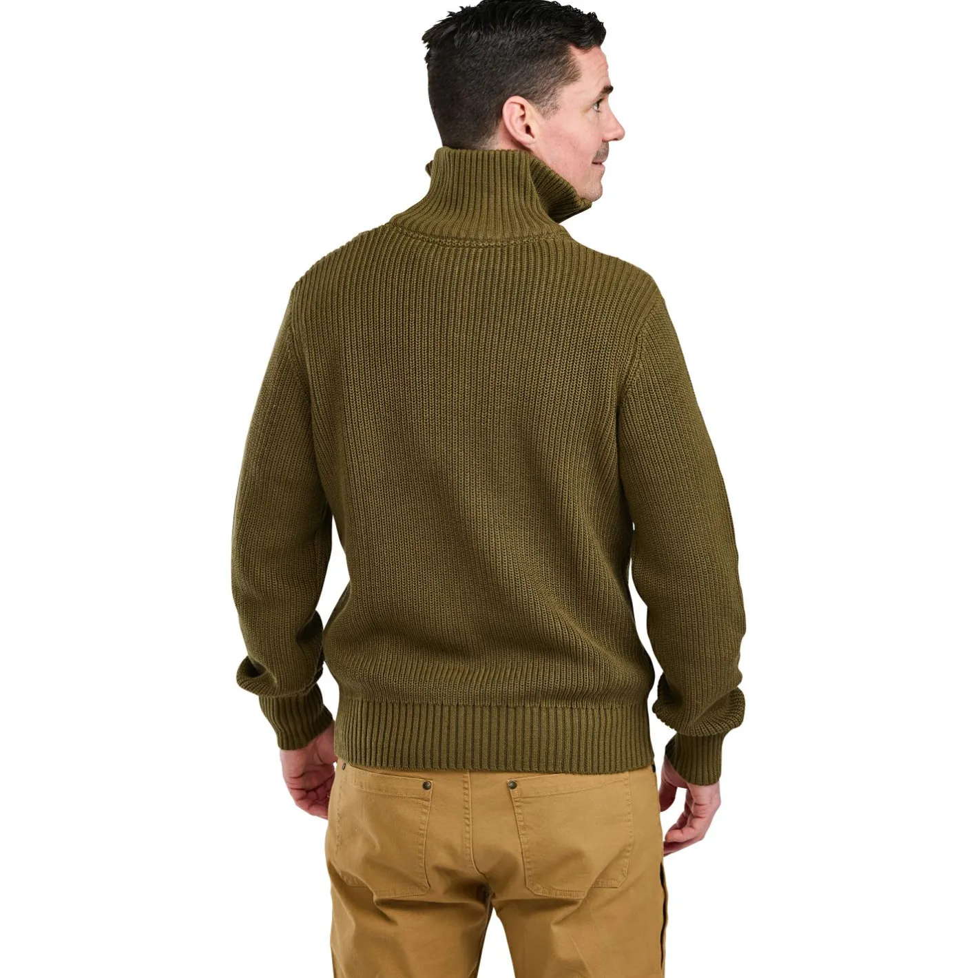 Pinewood Angelpullover & -Strickjacken<Philip Knitted Sweater Herren (Olive Green)
