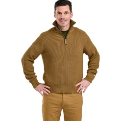 Sale Pinewood Philip Knitted Sweater Herren (D.Sandstone)