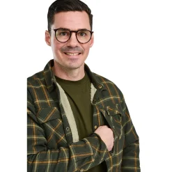 Pinewood Outdoor- & Angelhemden<Pile Overshirt Herren (D.Green/Bronze)