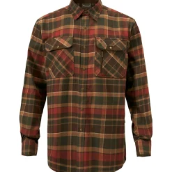 Online Pinewood Prestwick Exclusive Shirt Herren (D.Green/Terracotta)