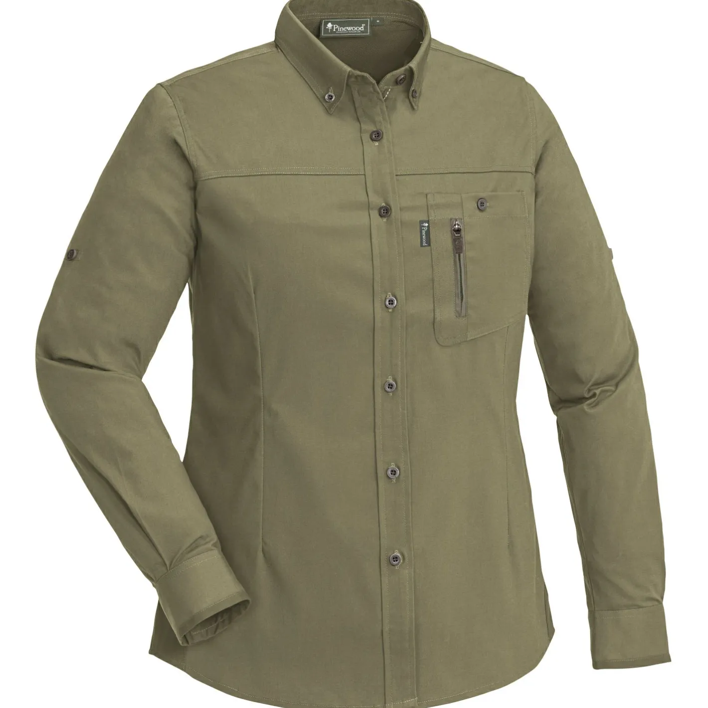 Clearance Pinewood Tiveden TC-Stretch Insectsafe Damenbluse Damen (H.Olive)