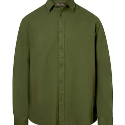 Pinewood Outdoor- & Angelhemden<Värnamo InsectSafe Hemp Mix L/S Shirt Herren (Pine Green)
