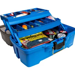 Sale Plano Three-Tray Tackle Box (Bright Blue)