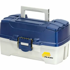 Plano Angelkoffer & Angelboxen ·Angelkoffer<Two-Tray Tackle Box (Blue Meatllic/Off-White)