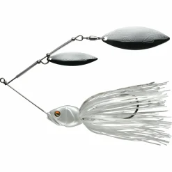 Clearance Prorex Tandem DB Spinnerbait (Pearl/Silver)