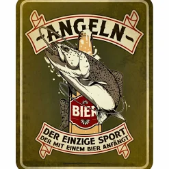 Best Rahmenlos Blechschild (Angeln)