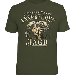 Clearance Rahmenlos "Diese Person nicht ansprechen" T-Shirt Unisex (Grün)