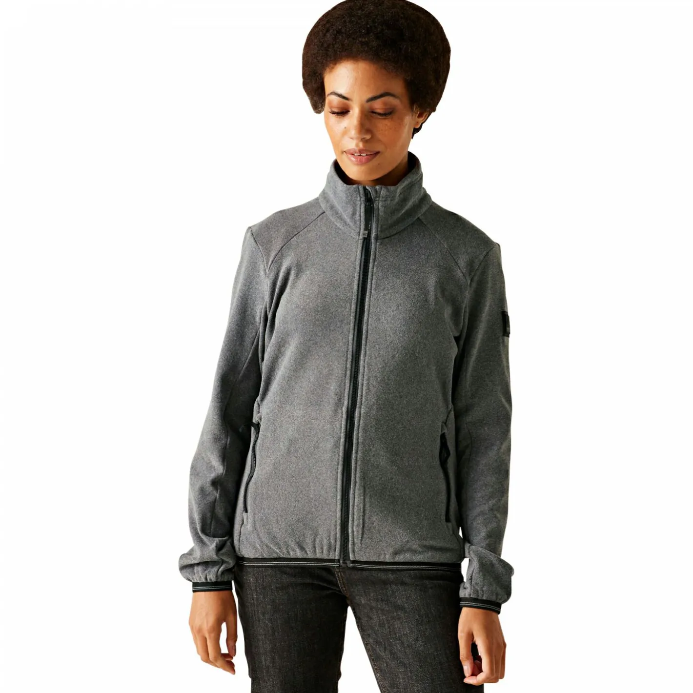 New Regatta Bayhill Fleecejacke Damen (Seal Grey)