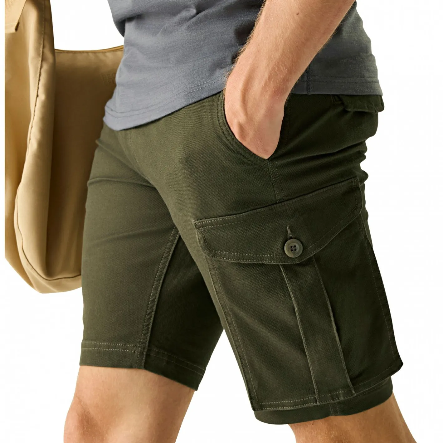 Clearance Regatta Bendrick Shorts Herren (Dark Khaki)