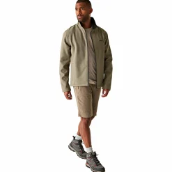 Clearance Regatta Cera V Softshell-Walkingjacke Herren (Treetop)