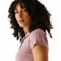Sale Regatta Maverick V Polo-Shirt Damen (Lilas)