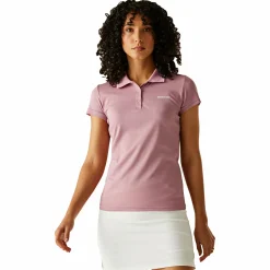 Sale Regatta Maverick V Polo-Shirt Damen (Lilas)