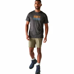 Regatta Outdoor- & Angelshorts & Cargoshorts<Mountain II Wandershorts Herren (Treetop/Black)