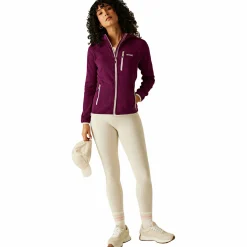 Hot Regatta Newhill II Fleecejacke Damen (Beaujolais/Light Vanilla)