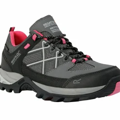 Outlet Regatta Samaris III Low Wanderschuhe Damen (Dark Steel / Pink Potion)