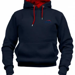 Salmo Angelpullover & -Strickjacken<Hoodie Herren (Blau/Rot)