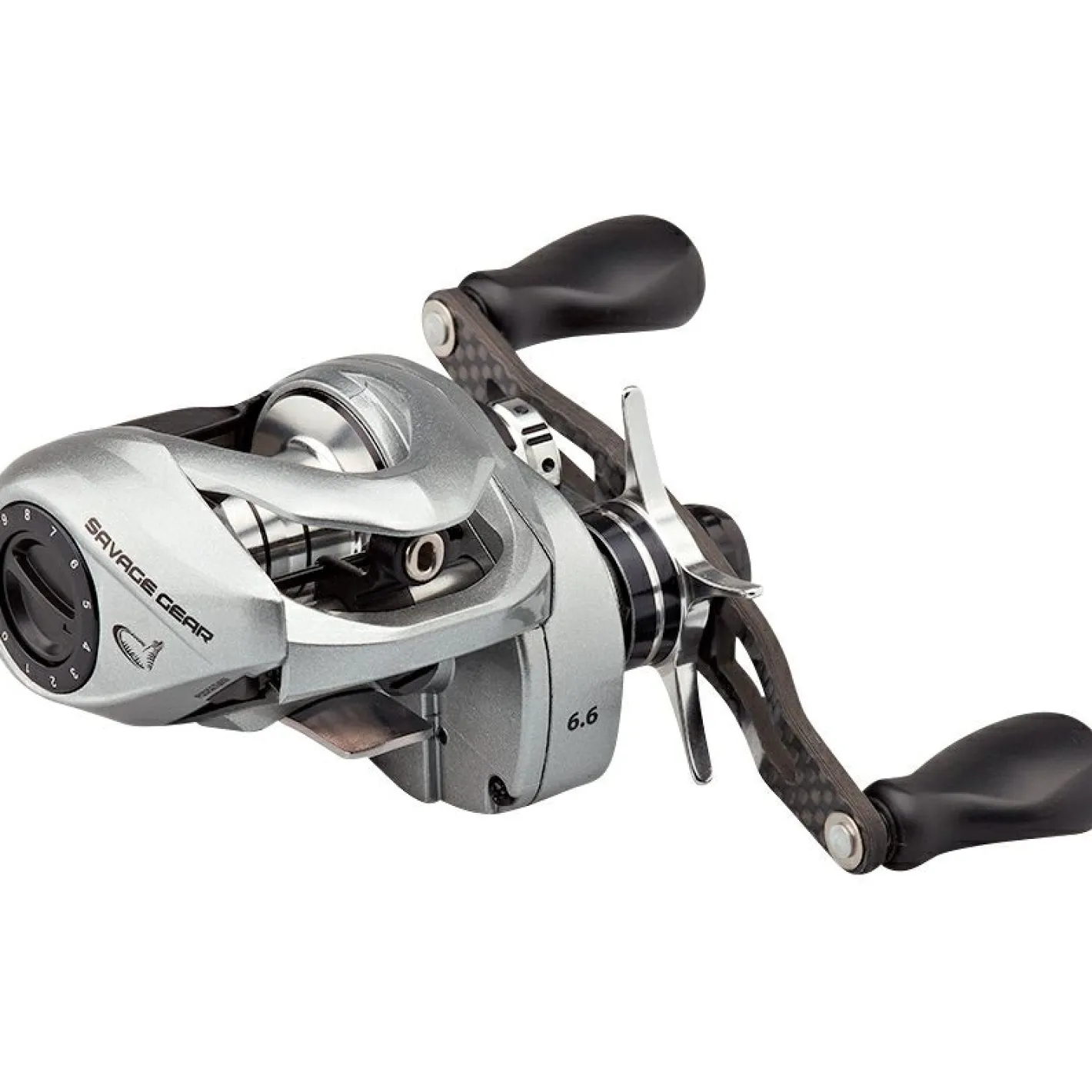Savage Gear Baitcastrollen SG10 250 RH / 250 LH 250 RH | 8,1 : 1