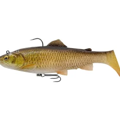 Savage Gear Gummiköder ·Fertig Montierte Gummifische<3D Trout Rattle Shad (Clear Chub)