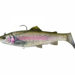 Savage Gear Gummiköder ·Gummifische & Shads<3D Trout Shad (Clear Rainbow Trout)
