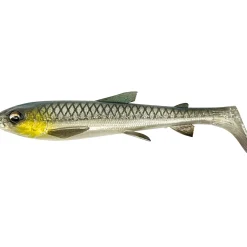 Savage Gear Gummiköder ·Gummifische & Shads<3D Whitefish Shad (Green Silver)