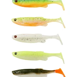 Discount Savage Gear Fat Minnow T-Tail Darkwater Mix