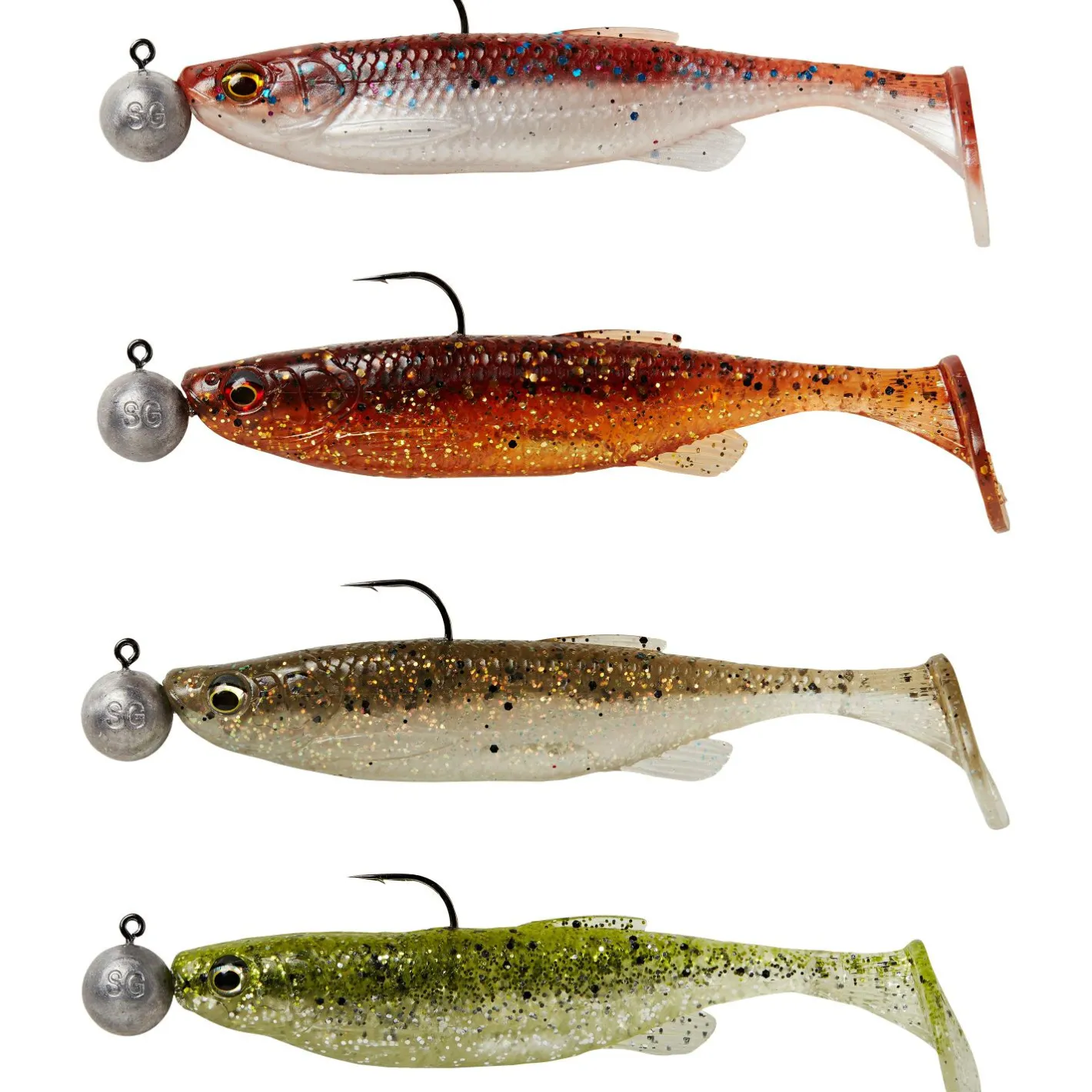Savage Gear Raubfischangeln Kunstköder|Kunstköder-Sets<Fat Minnow T-Tail RTF Clearwater Mix