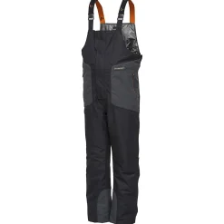 Savage Gear Thermohosen & Regenhosen<Heatlite Thermo Bib and Brace Herren (Black Ink/Grey)