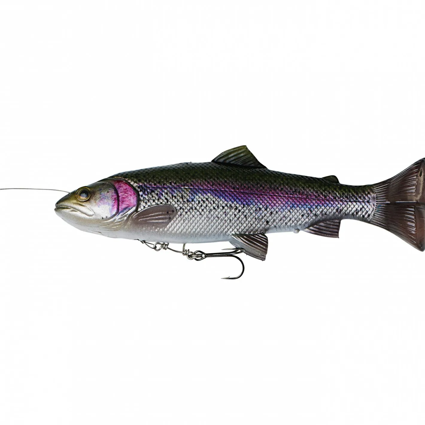 Savage Gear Wobbler<Swimbait 4D Pulse Tail Trout (Rainbow)