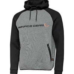Savage Gear Angelpullover & -Strickjacken<Tec-Foam Hoodie Herren (Dark Grey Melange)
