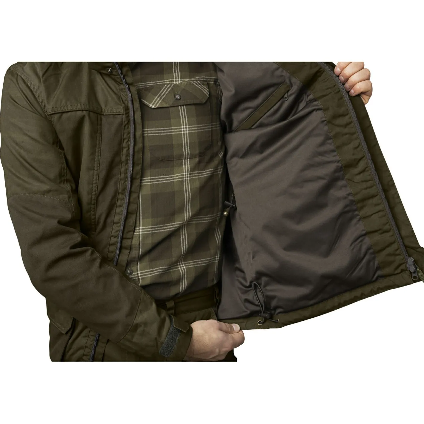 Seeland Outdoor- & Angel-Jacken<Key-Point Elements Jacket Herren (Pine Green/Dark Brown)
