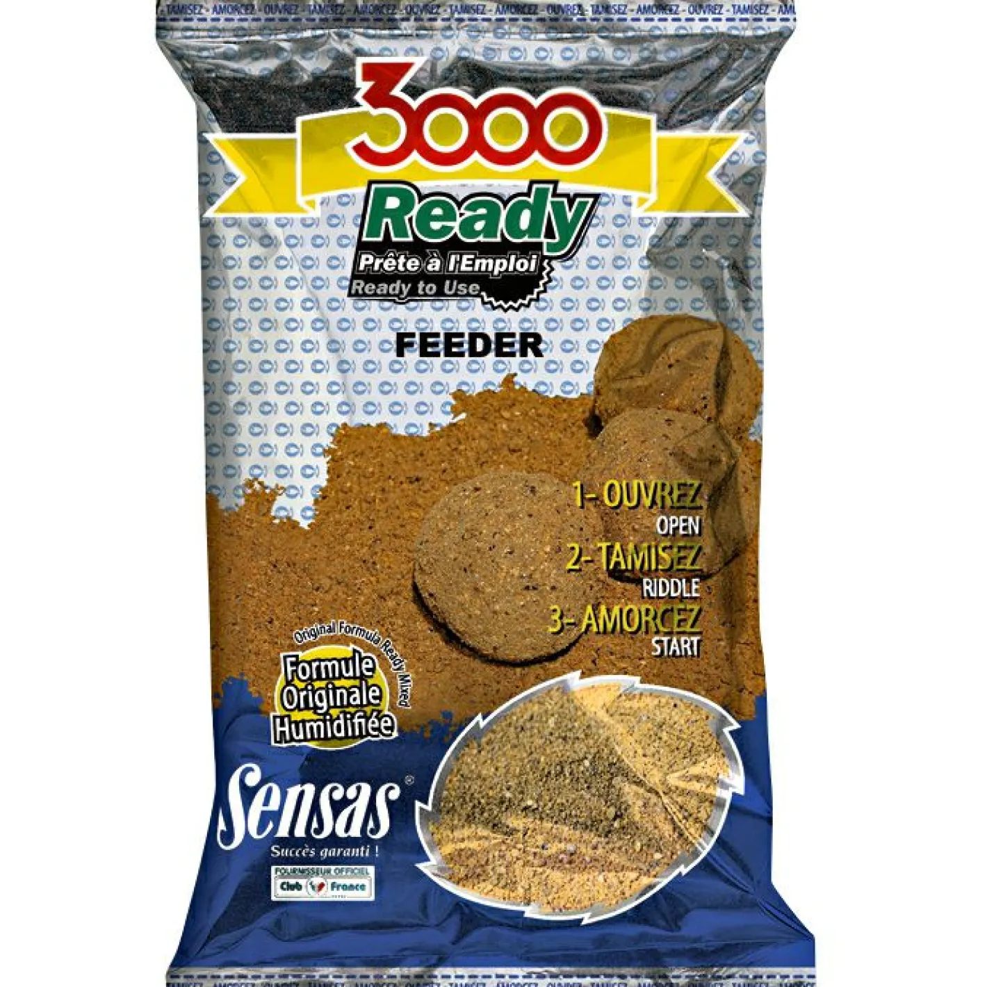 Sensas Friedfischfutter|Friedfischangeln-Zubehör<Futter 3000 Ready Feeder