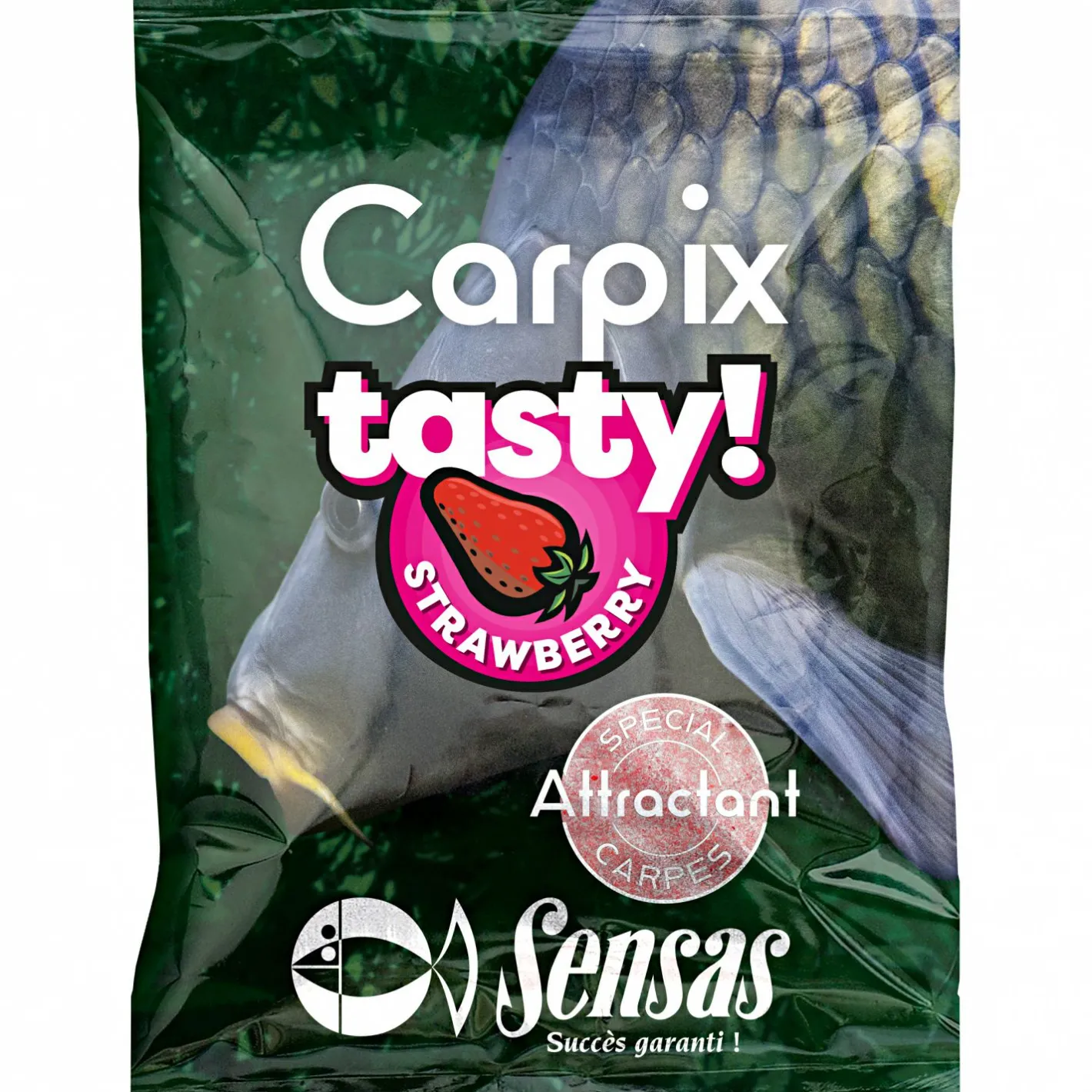 Sensas Angellockstoffe & Boilie-Flavours<Lockpulver Carpix Tasty (Strawberry)