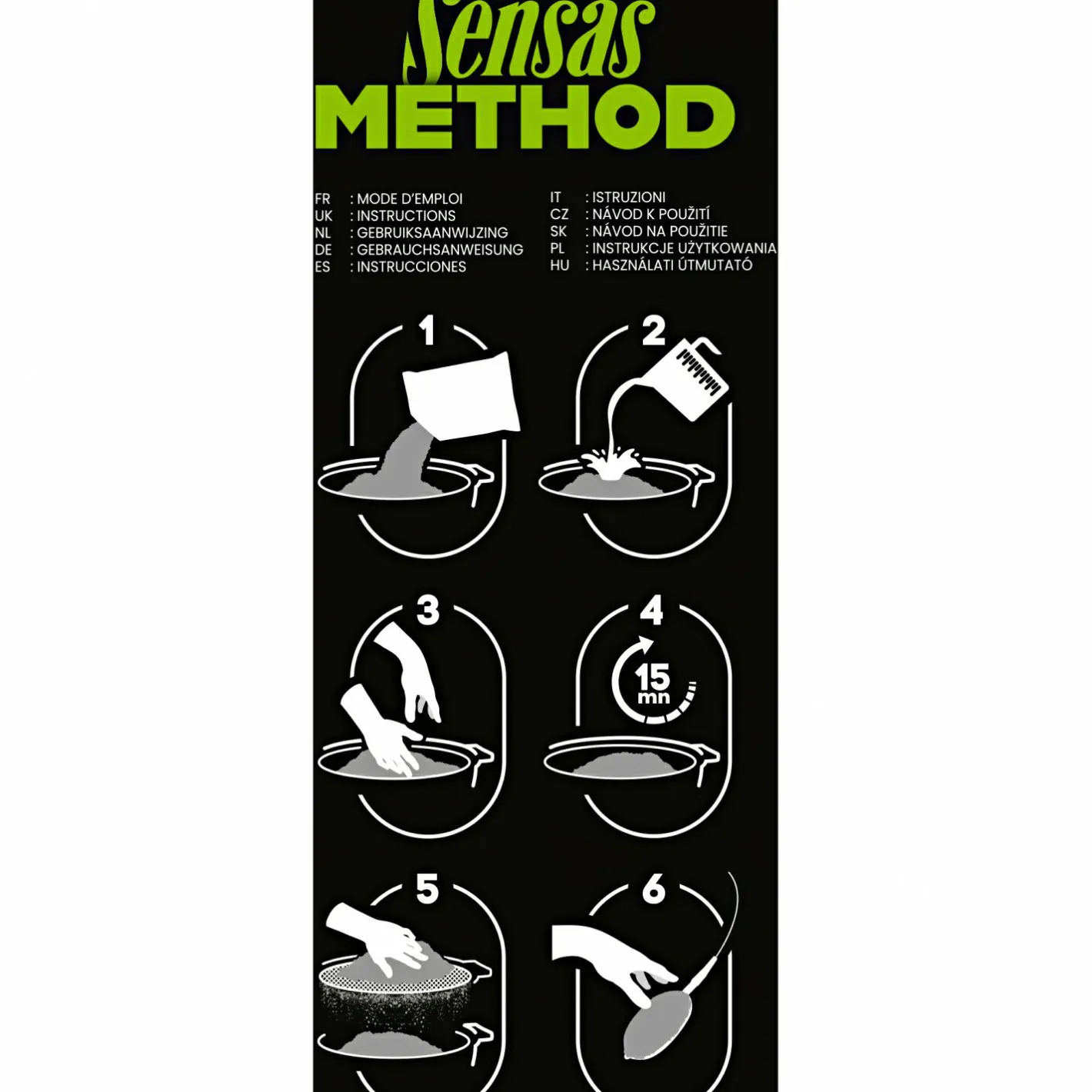 Hot Sensas Method Feeder Serie (Dark Mackerel)