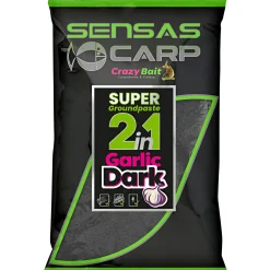 Outlet Sensas Super Köderpaste 2 in 1 (Garlic Dark)