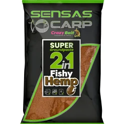 Outlet Sensas Super Köderpaste 2 in 1 (Fishy Hemp)
