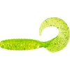 ShadXperts Gummiköder ·Twister|Raubfischangeln Kunstköder<Twister 2" (Chartreuse/Glitter)