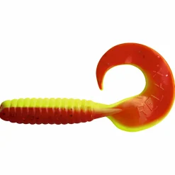New ShadXperts Twister 4" (Fluogelb/Rot Glitter)