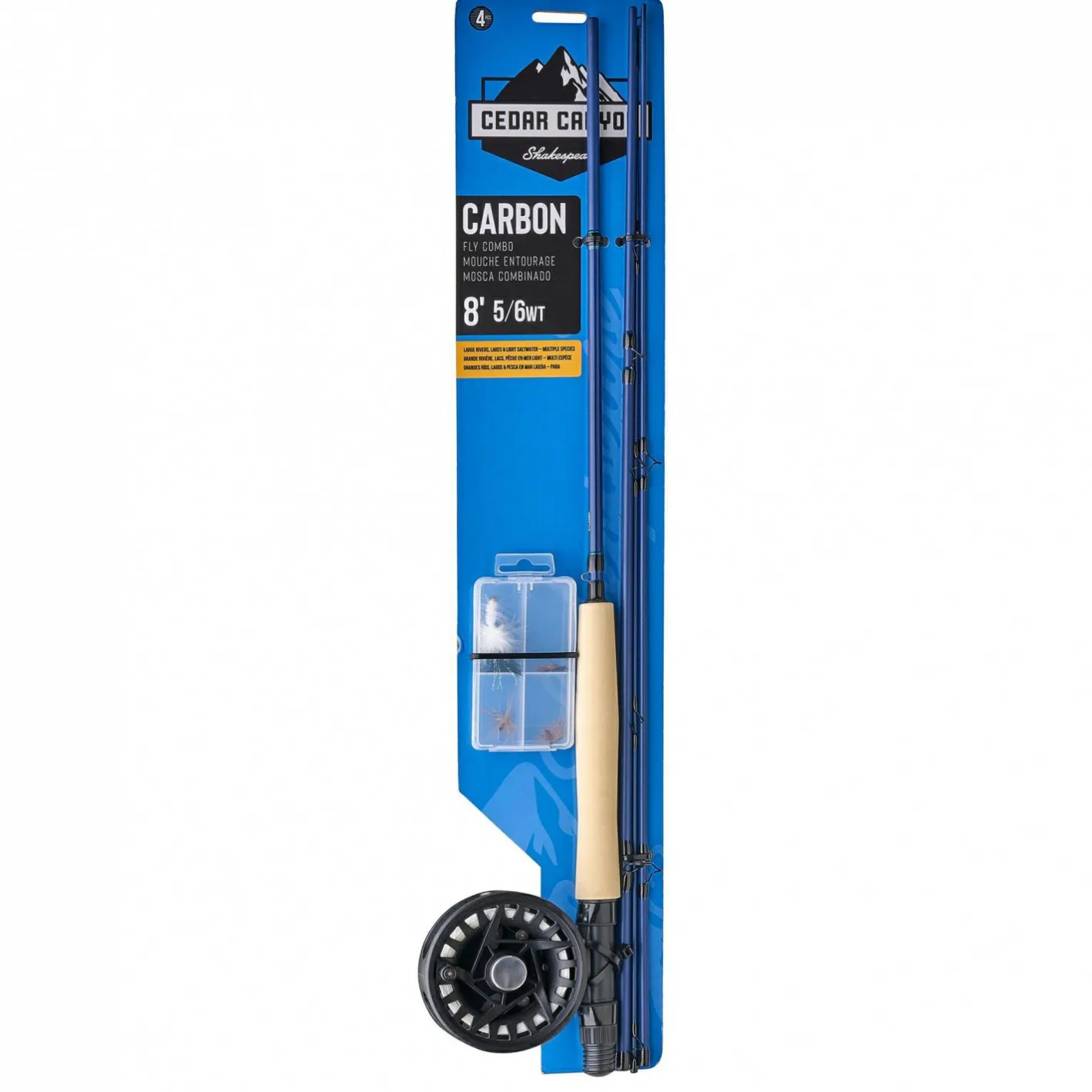 Shakespeare Fliegen-Angelsets<Cedar Canyon Carbon Fly Kit Combo