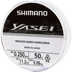 Shimano Fluorocarbon-Schnüre<Yasei Predator Fluorocarbon Angelschnur (transparent, 50 m)