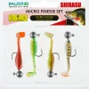 Shirasu Kunstköder-Sets|Gummiköder ·Fertig Montierte Gummifische<Microköder Set Trübes Wasser