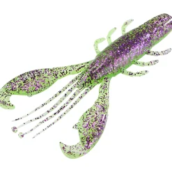 Shirasu Raubfischangeln Kunstköder|Gummiköder ·Gummikrebse & Gummifrösche<Perch Lobster (Purple Chartreuse)