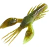 Shirasu Raubfischangeln Kunstköder|Gummiköder ·Gummikrebse & Gummifrösche<Softlure Scary Crab (Green Pumpkin Chartreuse)