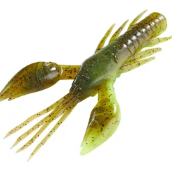 Shirasu Raubfischangeln Kunstköder|Gummiköder ·Gummikrebse & Gummifrösche<Softlure Scary Crab (Green Pumpkin Chartreuse)