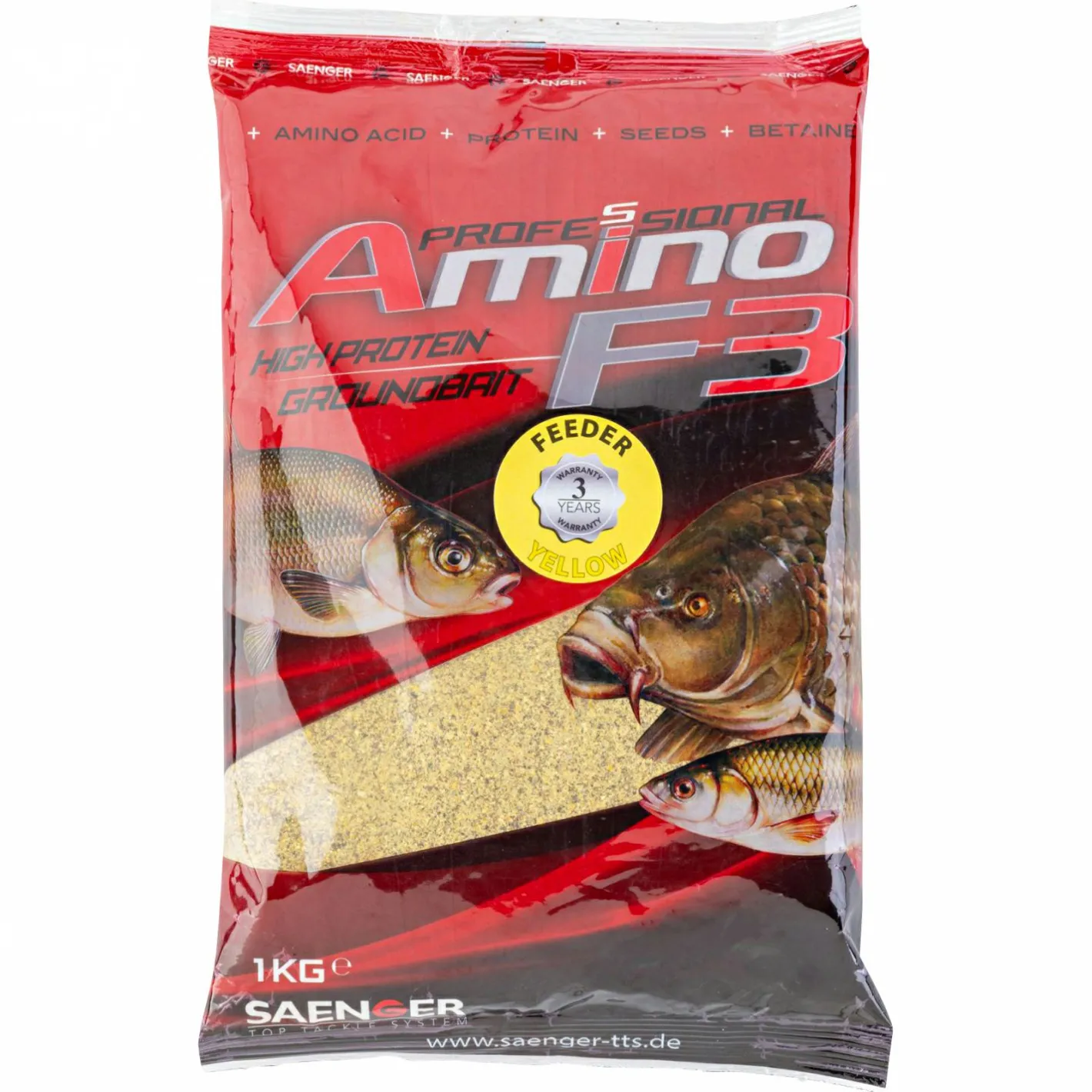 Discount Su00e4nger Sänger Sänger Amino F3 Allround Groundbait (Feeder Yellow/Orange)