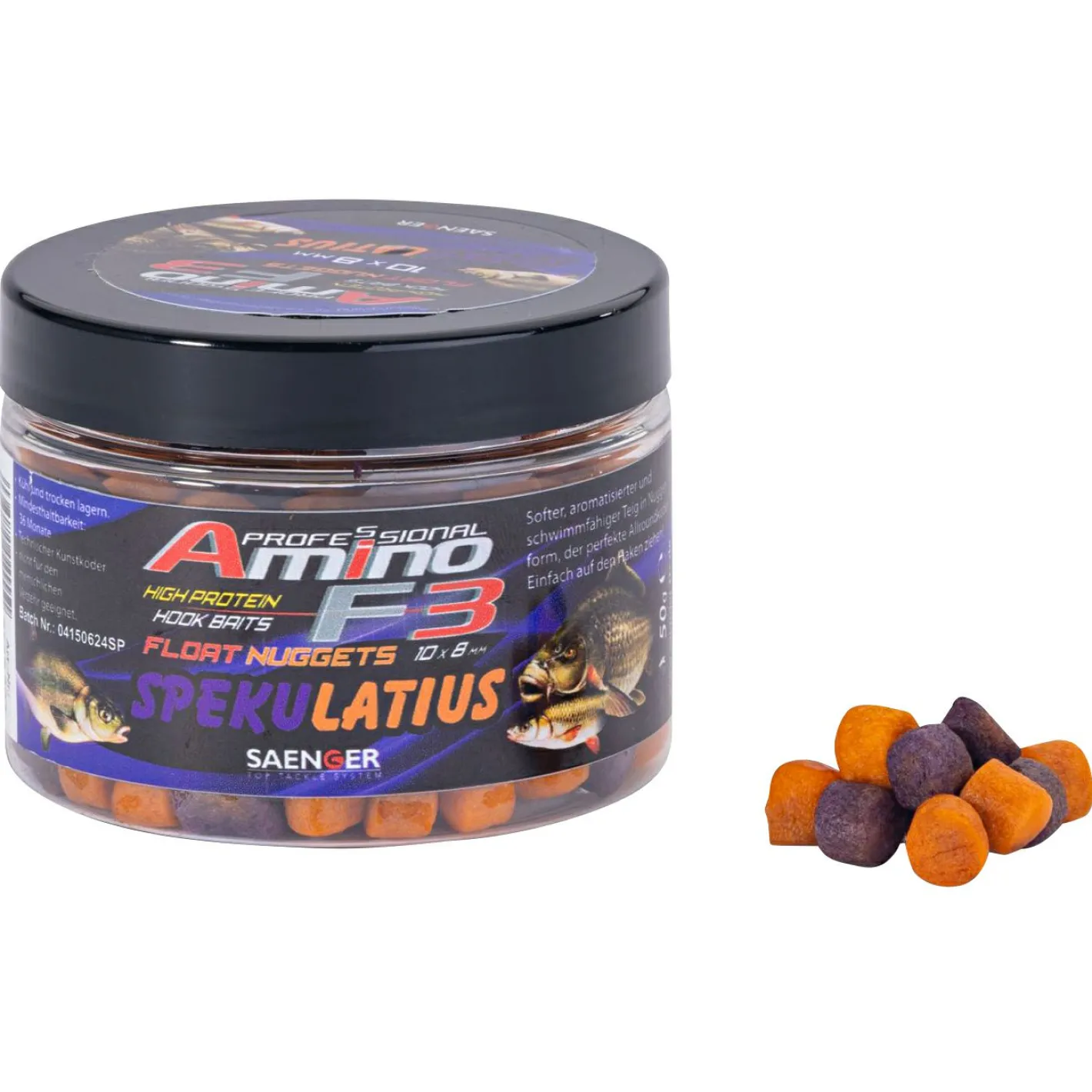 Discount Su00e4nger Sänger Sänger Amino F3 Float Nuggets (Spekulatius)