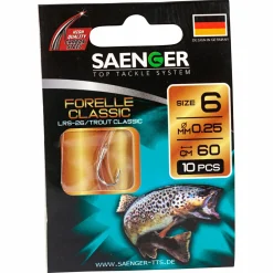 Discount Su00e4nger Sänger Zielfisch-Haken, gebunden (Forelle Classic LRS-26)