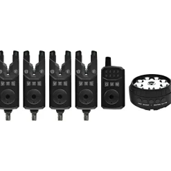 Hot Sonik Bissanzeiger SkS2 Set 4+1 + Bivvy Lamp
